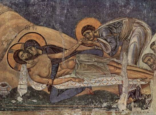 Lamentation  ca. 1164  Meister von Nerezi  Kirche von Nerezi  Mazedonien